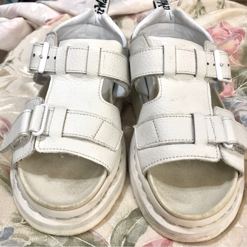 Dr. Martens Kamilah Leather Chunky Platform Fisherman Sandals sz 5 fit larger - Picture 7 of 14